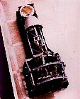 KH-4B camera on display at the CIA History Office.