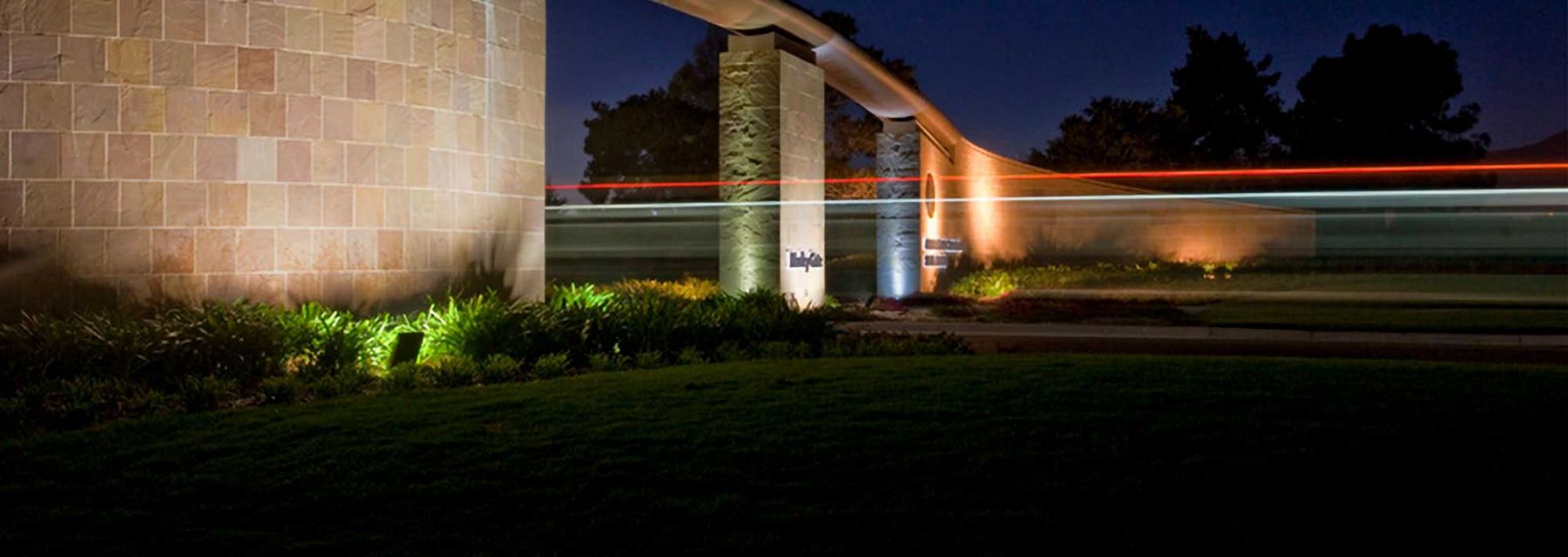 Henley gate at night. Credit: Tony Mastres