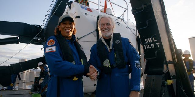 Dawn Wright with Explorer Victor Vescovo
