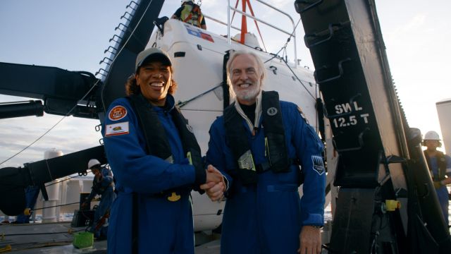 Dawn Wright with Explorer Victor Vescovo