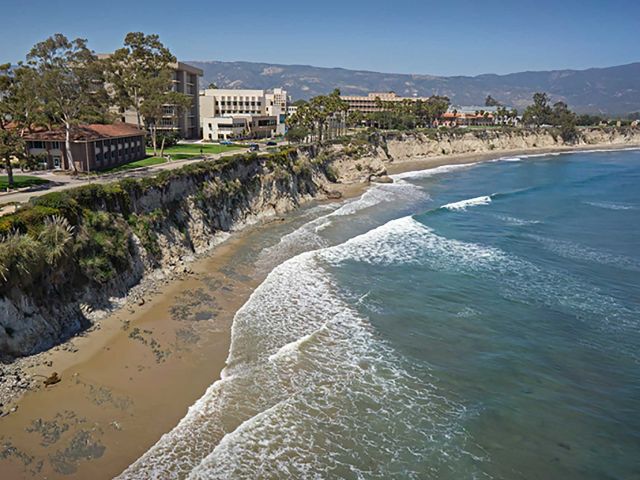 Campus point bluffs. Credit: Tony Mastres