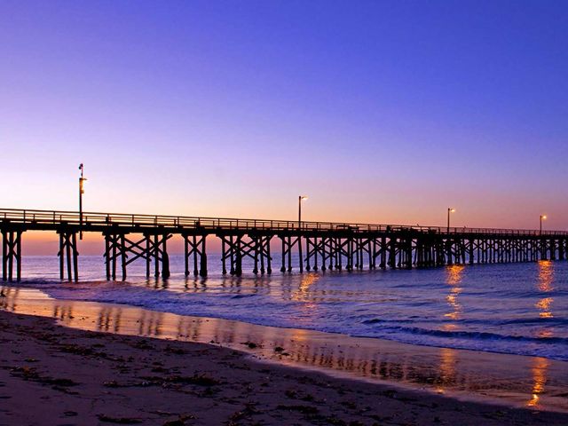 Goleta pier. Credit: Tony Mastres