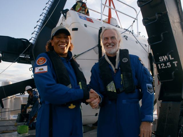 Dawn Wright with Explorer Victor Vescovo