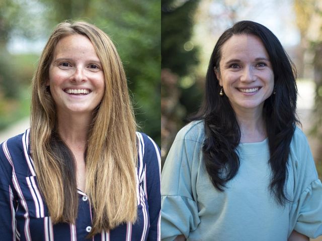 Brandi Gaertner (left) and Marcela Suàrez. Credit: Penn State. Creative Commons