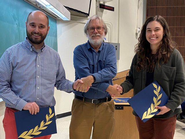 David S. Simonett Memorial Award - Amelia Pludow & Christopher Kibler